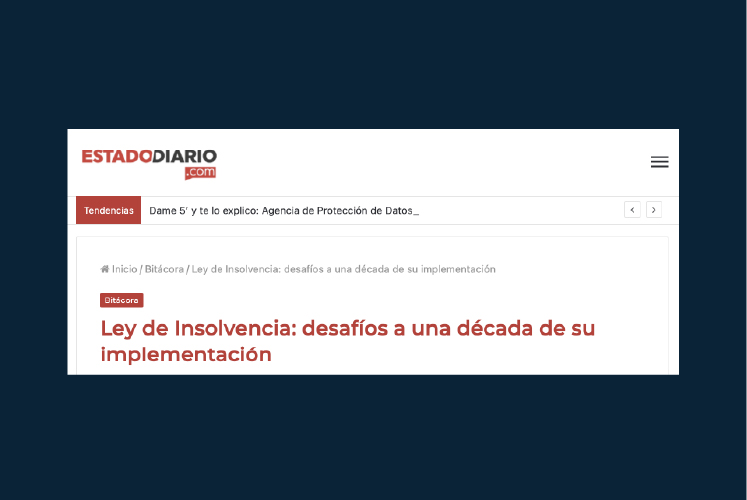 Ley de Insolvencia: desafíos a una década de su implementación